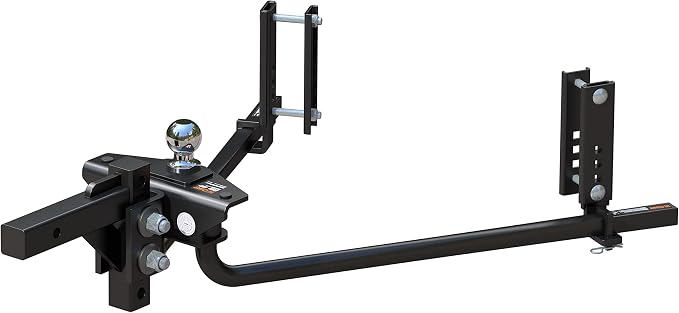 CURT 17601 TruTrack 2P Weight Distribution Hitch with Sway Control, 10K