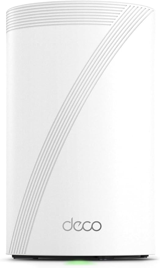 TP-Link Deco 7 Pro BE63 Tri-Band WiFi 7 BE10000 Whole Home Mesh System- 6-Stream 10 Gbps, 4X 2.5G Ports Wired Backhaul, 4X Smart Internal Antennas, VPN, HomeShield, Free Expert Support (1-Pack)