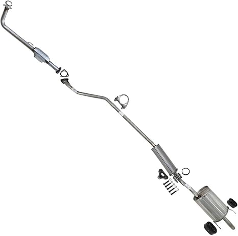 Northeastern Exhaust EPA Approved Catalytic, Resonator, Muffler System Kit Compatible for Honda Civic 2001-2005 1.7L, Include Gaskets, Clamp, and Bolt Spring, for GX and EX/VTEC and VTEC-E