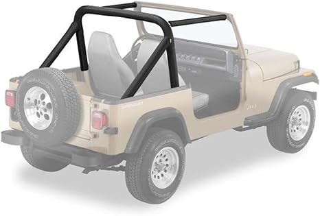 Bestop Sport Bar Cover Black Denim 8000815 for Jeep Wrangler YJ 1987-1990