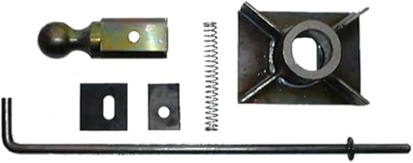 B&W GNRK1500 Turnoverball Flatbed Weld-On Gooseneck Hitch Kit