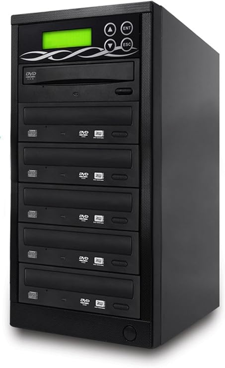 SATA DVD Duplicator - 5 Target Standalone CD / DVD Duplicator with SATA DVDRW