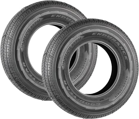 2-Pack Fits Goodyear Endurance All Season Trailer Tire ST225/75R15 Load E
