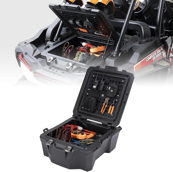 KEMIMOTO Rear Box Section Storage Container Compatible with 2014-2023 RZR