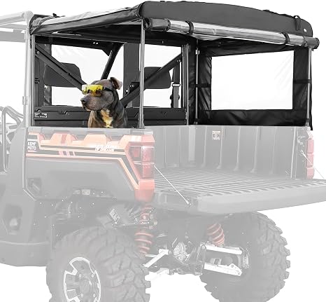 KEMIMOTO Soft Cargo Camper Bed Cover Rack Compatible with Polaris Ranger