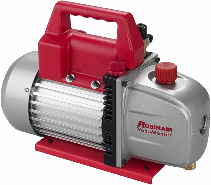 Robinair 15500 VacuMaster Economy Vacuum Pump for Air Conditioning and Refrigeration Service, 2-Stage, 5 CFM, 1/3HP 115V/60HZ Motor