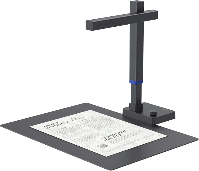 CZUR Shine Ultra Smart Portable Document Scanner, Thin Book Scanner | OCR, USB Document Camera for Desktop/Laptop, Capture Size A3, Compatible with Windows & macOS