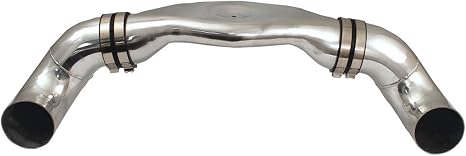 Spectre Performance 771 Low Profile Dual Plenum Kit with 45°/90° Tube, Silver,24.3 Inch