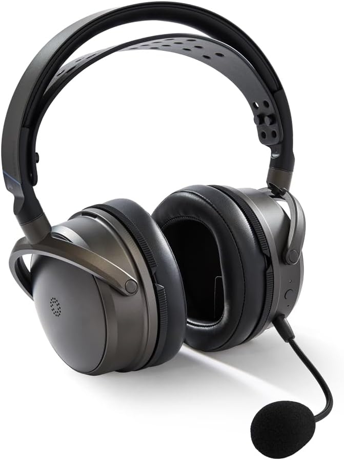 Audeze Maxwell 2 for PC, PlayStation, Mac, and Switch (new Version 2026) 80 Hours Battery Life, Low-Latency Bluetooth, Dark Gray