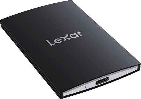 Lexar 1TB SL500 External SSD, 2000MB/s Read, USB 3.2 Gen 2x2, Slim