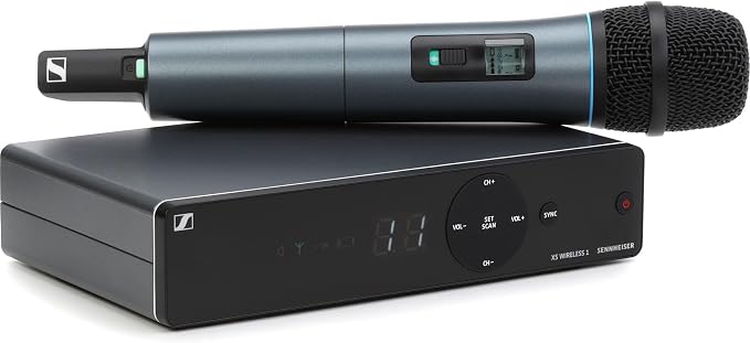 Sennheiser Pro Audio XSW 1-825-A Vocal Wireless Microphone, A Range 548-572 MHz, Black, medium