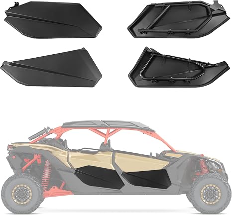 KEMIMOTO X3 Max Lower Doors Compatible with Can Am Maverick X3 Max RS DS