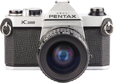 Pentax K1000 Manual Focus SLR Film Camera with Pentax 50mm Lens