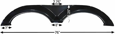 2012-2015 Crossroads Redwood New Fender Skirt (Black)