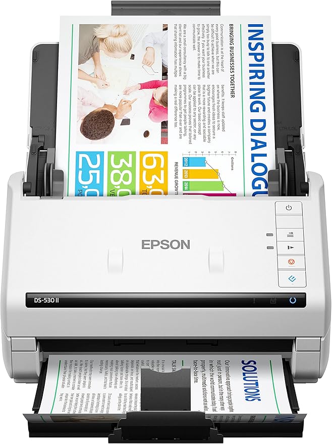 Epson DS-530 II Color Duplex Document Scanner 35 ppm/70 ipm High Speed