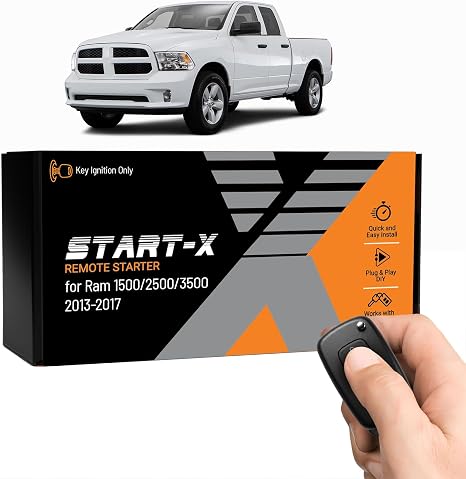 Start-X Remote Starter Kit for RAM 1500, 2500, 3500 (2013-2017)