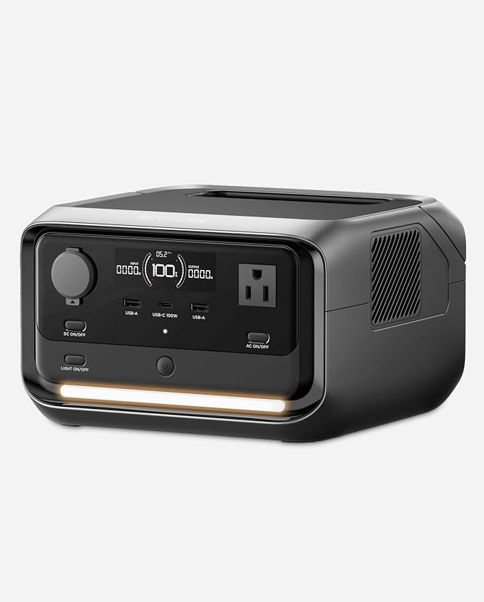 EF ECOFLOW Portable Power Station River 3 Plus, 286Wh 760W