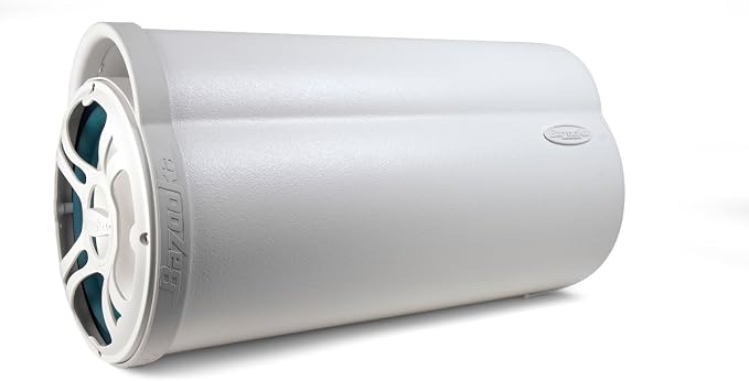 Bazooka MBTA8100 8-Inch 100-Watt Marine Amplified Tube Subwoofer | Marine Trademark Bass Tubes enclosure, 100 watt integrated amp, UV salt fog certified, 8 inch