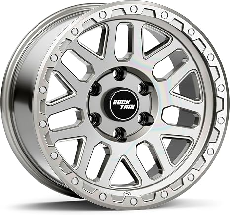 RockTrix RT110 18 Inch Wheel 18x9 6x139.7 6x5.5, 12mm Offset, 106.1mm Bore
