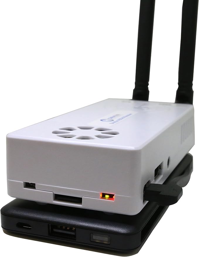 Stratux ADS-B Dual Band Receiver Aviation Weather and Traffic - Internal WAAS GPS, AHRS, Battery Pack, Suction Mount, Antennas, SDR