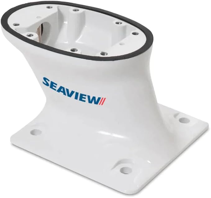AFT Raked Modular Mount Compatible with Starlink | Top Plate Required | Concealed Cable Routing, Waterproof Self-Draining Base, Marine Grade Aluminum with Powder Coat