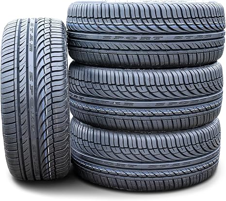 Set of 4 (FOUR) Fullway HP108 All-Season Passenger Car High Performance Radial Tires-215/55R16 215/55ZR16 215/55/16 215/55-16 97W Load Range XL 4-Ply BSW Black Side Wall UTQG 380AA