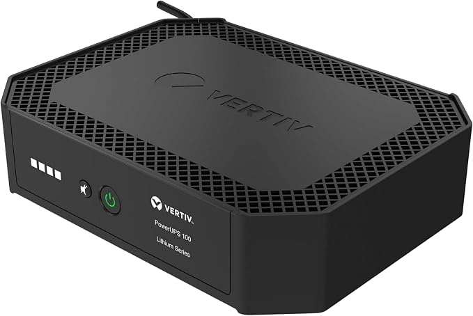 Vertiv Liebert PowerUPS 100 PUL-350LVT Lithium-Ion UPS 350VA Battery Backup