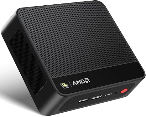 Beelink SER5 MAX Mini PC,AMD Ryzen 7 7735U(8C/16T,up to 4.75 GHz),Mini Computer 24GB LPDDR5 RAM 500GB SSD Graphics 12 core 2200 MHz,Support 4K Triple Display/HDMI+DP+Type-C/Wifi6/BT5.4/USB3.2