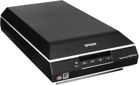 Epson Perfection V600 Photo Wired USB Connectivity Color Scanner - 6400 x 9600 dpi, Enlargements up to 17" x 22" Flatbed Image Scanner