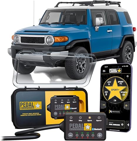 PEDAL COMMANDER for Toyota FJ Cruiser 2007-2014 Throttle Response Controller - Plug-and-Play, 4 Driving Modes, App Control, Throttle Controller Upgrade, FJ Cruiser TRD Accessories