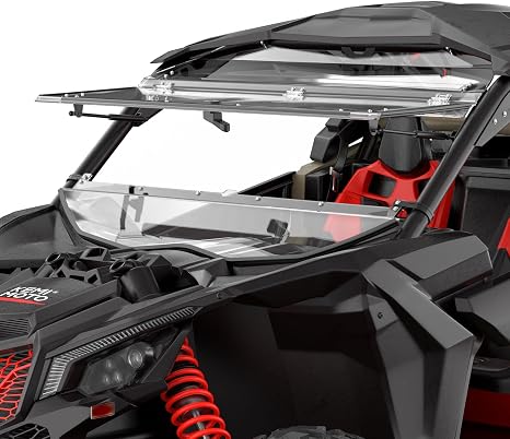 KEMIMOTO X3 Flip Windshield Compatible with Can-Am Maverick X3 & X3 Max