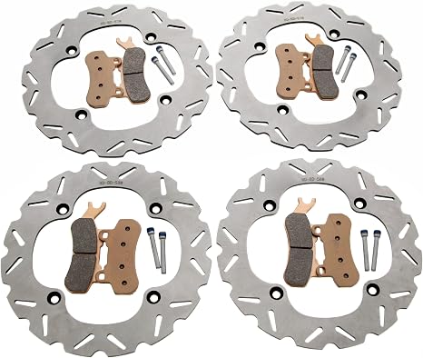 Brake Rotors & Brake Pads for Can-Am Maverick X3 2017-2026 Front & Rear Brakes