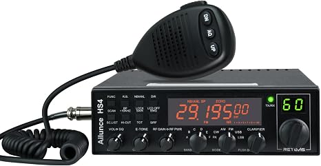 Retevis Ailunce HS4 10 Meter Radio, SSB CW AM FM PA Ham Radio Base Station | High Power Mobile Transceiver, Noise Reduction, SWR Protection, ASQ, Long Range Amateur Mobile Radio for Contest,Truck,Shack