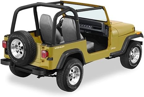 Bestop Sport Bar Cover Black Denim 8000915 for Jeep Wrangler YJ 1992-1995