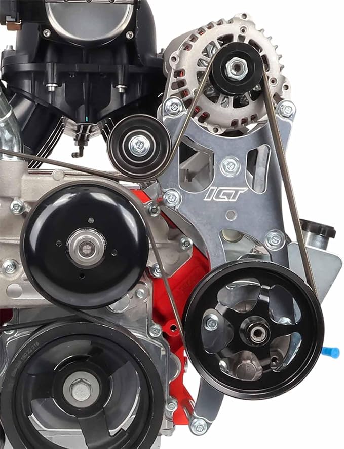 ICT Billet LS Truck OEM Location Alternator / Power Steering Bracket LQ4 LQ9 4.8L 5.3L 6.0L 551777