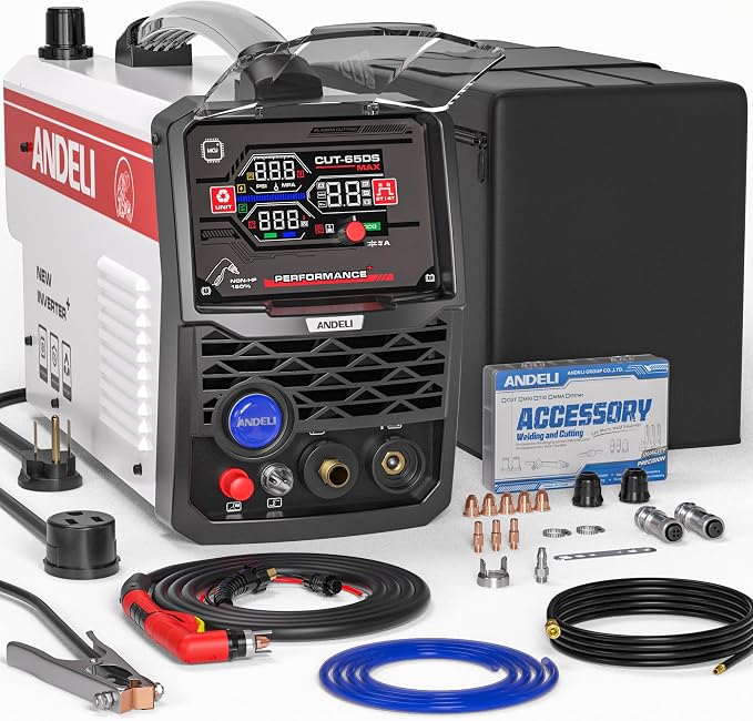 ANDELI 65 Amp Plasma Cutter [CNC Enabled][ Non-HF],1.06" Max Cut