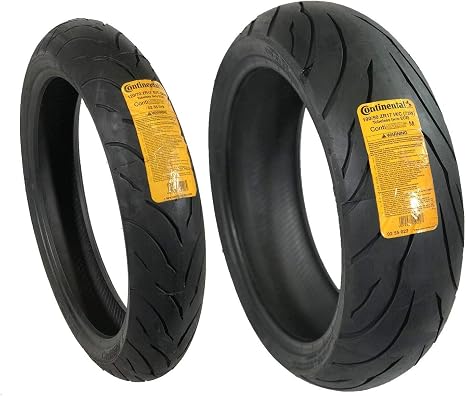 CONTINENTAL Conti Motion Motorcycle Tire Set 120/70zr17 Front & 190/50zr17 Rear 120/70-17 190/50-17