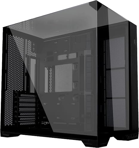 Lian Li O11 Vision Compact ATX Mid Tower Case-Back Connect-Black-O11VPX