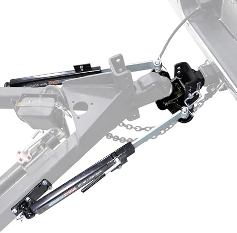 Shocker XR Drop Hitch Sway Control Towing Kit with Black Combo Ball, Fits 2" Hitch 10 Hole 2 Sway Arms Fits 2" Hitch 10 Hole Frame, Has 2 Sway Arms