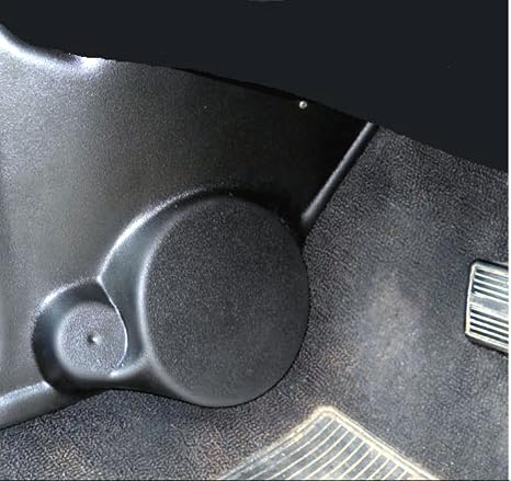 Kick Panel 6.5" Component Speaker Mounts (Pair) Compatible with Chevy Camaro and Pontiac Firebird 1967-1969 Black