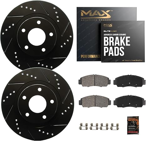 Max Advanced Brakes Front Brake Kit For Ford F250 Super Duty