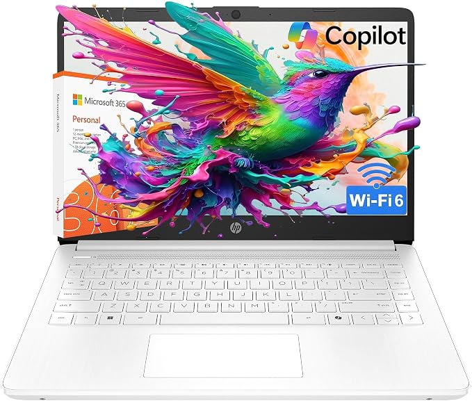 HP Essential 2026 Laptop, Office 365, Copilot AI, 4GB RAM, Intel Processor