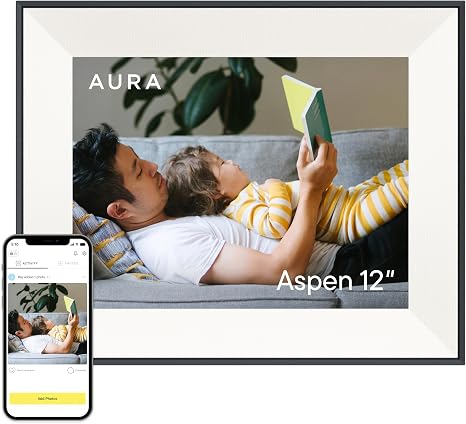 Aura HD Digital Picture Frame | Aspen: The Best Portrait or Landscape Frame