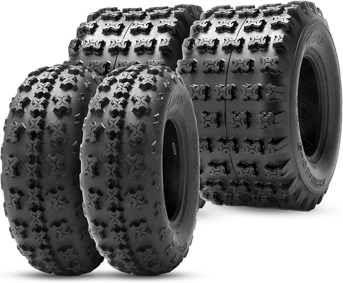 21x7-10 20x10-9 Sport Quad ATV Tires, 4PR, Pack of 4