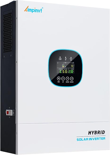 Solar Inverter 5000 Watt 48V to 120V, inbuilt 100A MPPT Solar Charger, Max PV Input 5500W 500Vdc,Off Grid Pure Sine Wave Inverter Support up to 6 in Parallel for Lead Acid Lithium Battery