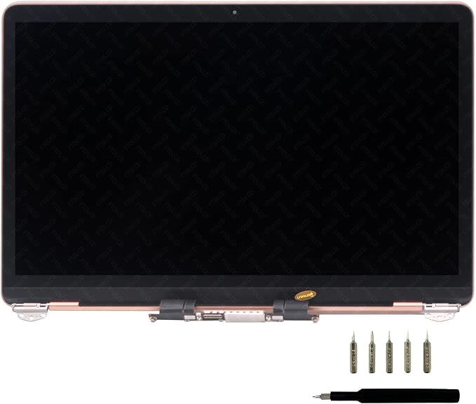 Replacement for MacBookAir10,1 MacBook Air 13" M1 2020 A2337 EMC 3598 MGN63 MGN93 MGND3 MGN73 MGNA3 MGNE3 13.3 inches 2560x1600 Full LCD Screen Complete Top Assembly (Gold) | MacBookAir10,1 MGN63 MGN93 MGND3 MGN73 MGNA3 MGNE3 13.3 inches 2560x1600 Top Scr