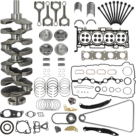 G4KJ 2.4 Rebuild Overhaul Kit w/Crankshaft Kit Fit for Hyundai Kia 12-16