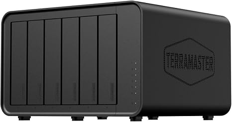 TERRAMASTER F6-424 NAS 6-Bay, Intel N95 4-Core CPU, 8GB DDR5 (Diskless) | Dual 2.5GbE Ports, Network Attached Storage with High Performance (Diskless)