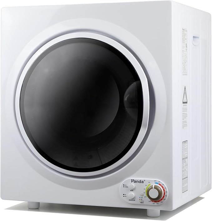 Panda Compact Dryer 13.2 lb Load Volume 1500W 120V, 3.5 Cu.Ft.