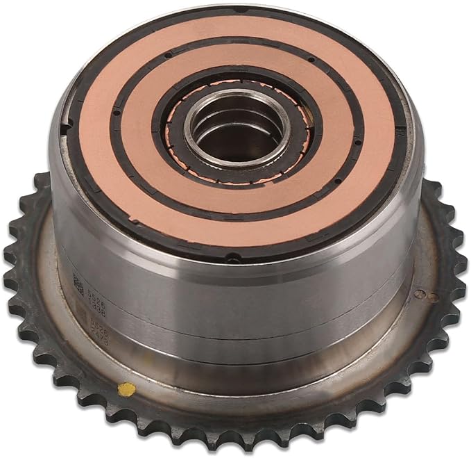 CVVT Assembly Intake VVT Timing Cam Gear Camshaft Adjuster Compatible with Hyundai Santa Sonata Tucson Veloster Compatible with Kia Sportage Stinger Sorento G70 Replacement for 24350-2GGB0